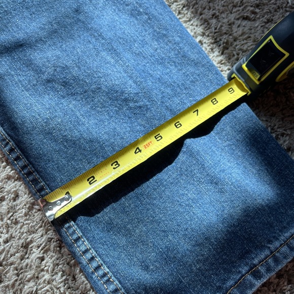 Levi's 559 Relaxed Straight Leg Men's Blue Denim Jeans 38x32 Blue Cotton - Picture 4 of 9